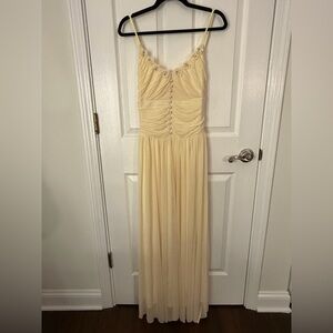 Commense Cream Maxi Dress